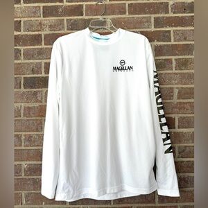 Magellan Outdoors Fish Gear Semi-Fitted Long Sleeve Shirt Size Medium